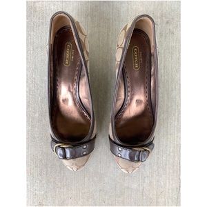 Coach Millie Signature Wedge Heel